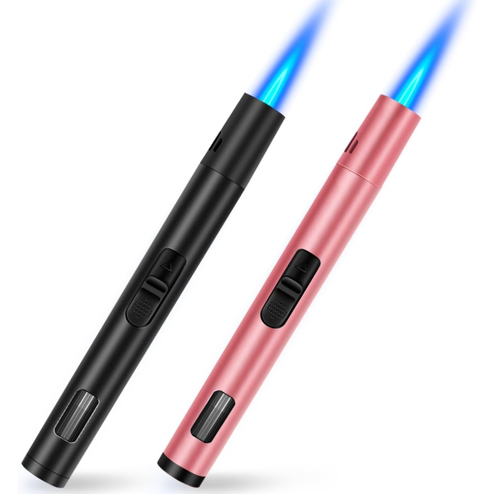 Lighter Windproof - عبوتان من ولاعات الشعلة القابلة لإعادة