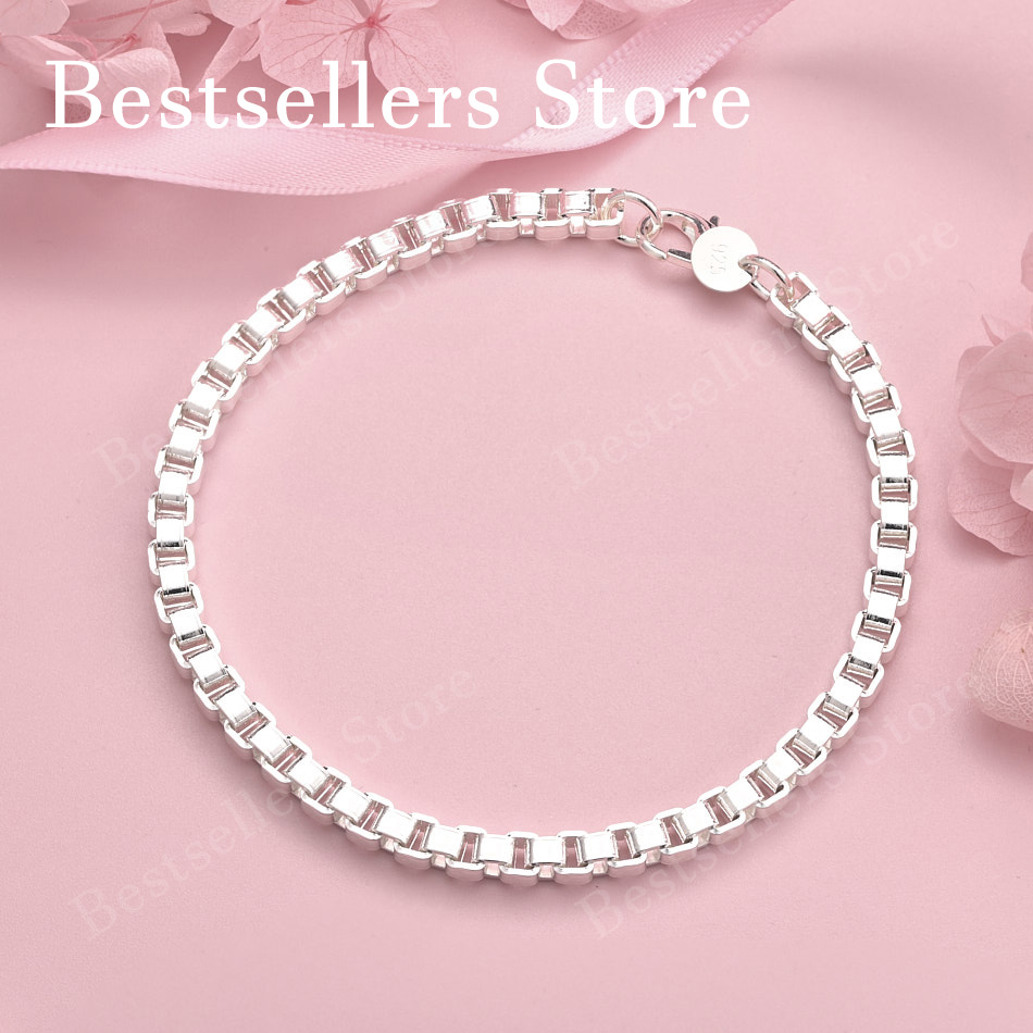 Men Accessories Chain And Bracelet - سوار من الفضة الإسترليني عيار 925