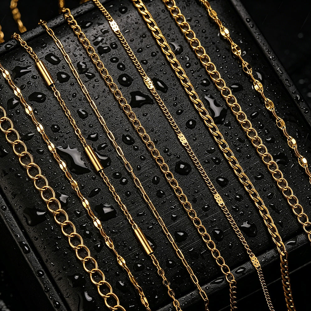 Men Accessories Chain And Bracelet - سلاسل طويلة من الفولاذ المقاوم للصدأ