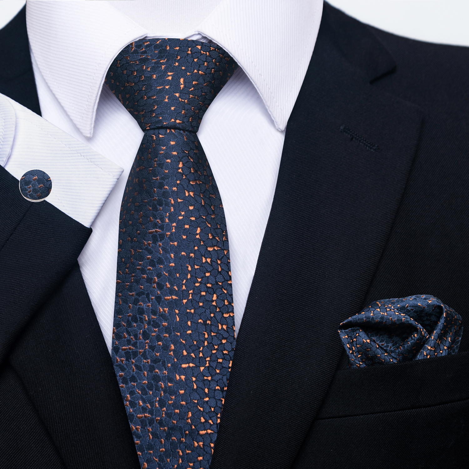 Men'S Accessories Gift Set Branded - العلامة التجارية 100% رابطة عنق حريرية