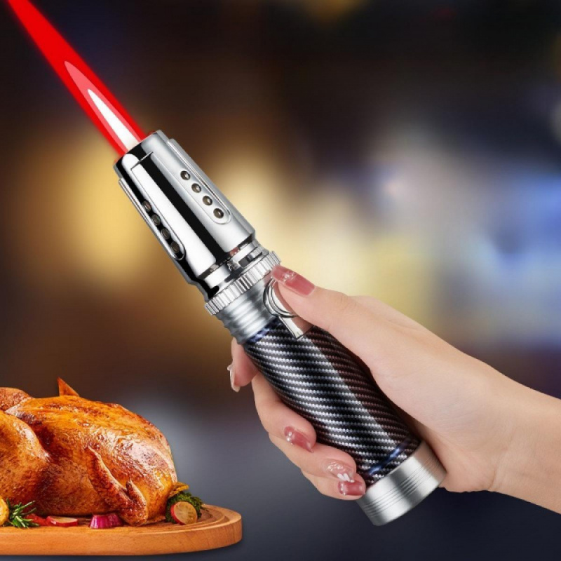 Lighter Windproof - ولاعة معدنية متعددة الوظائف، لهب نفاث