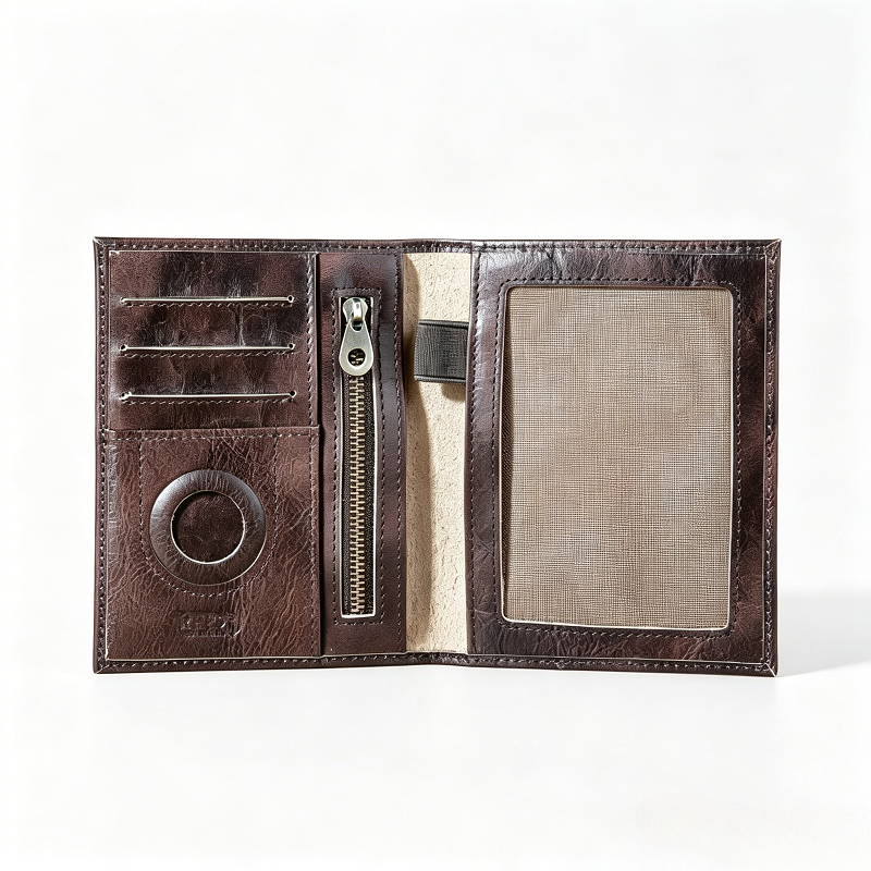 Travel Organizer Men - حافظة جواز سفر بتقنية RFID للرجال،