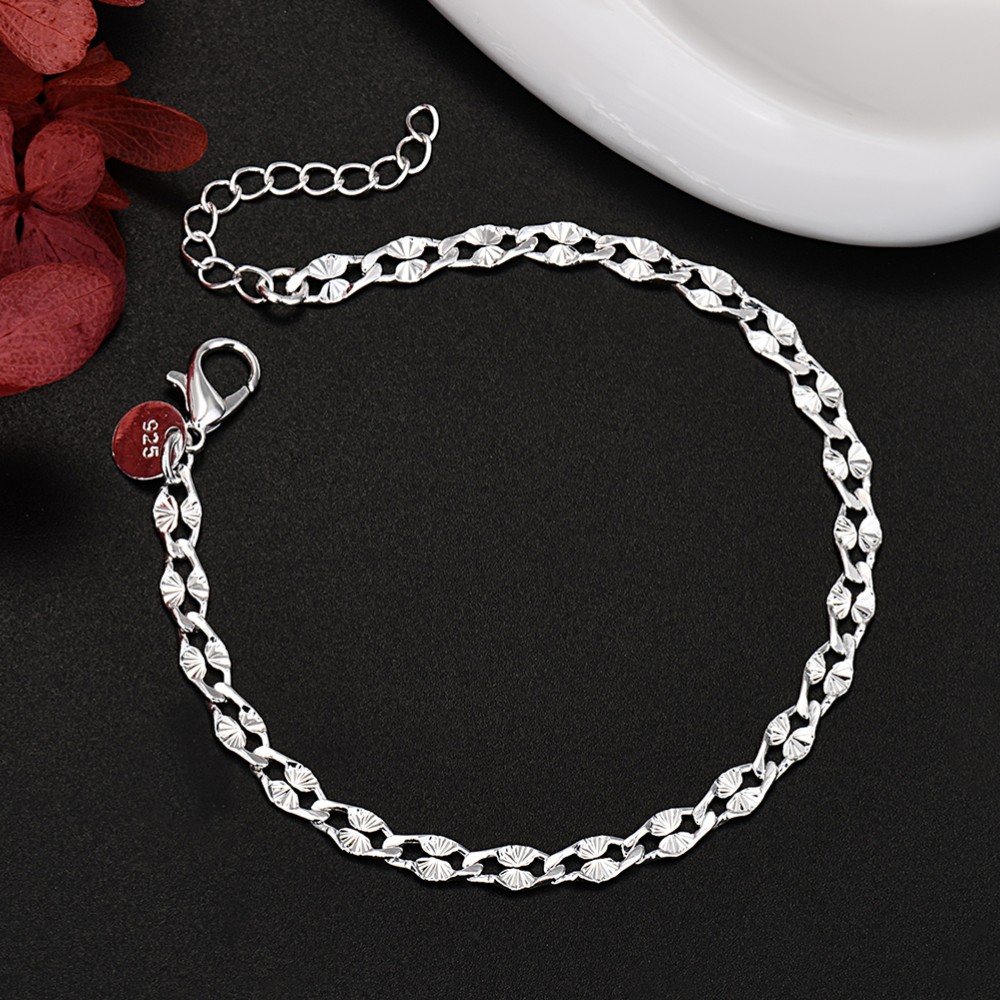 Men Accessories Chain And Bracelet - أساور سلسلة جميلة من الفضة الإسترليني