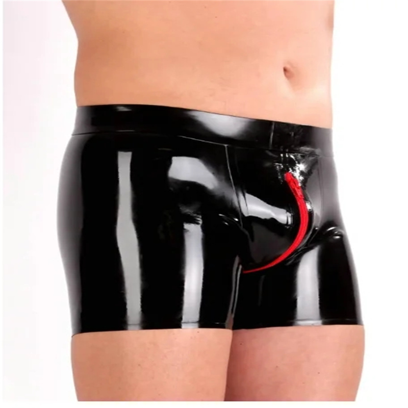 Men Accessories Look - اللاتكس مثير الرجال الملابس الداخلية مع