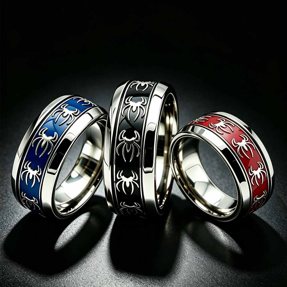 خاتم عنكبوت جديد بتصميم عتيق ع - مراجعة Men Accessories Wholesale وسعره