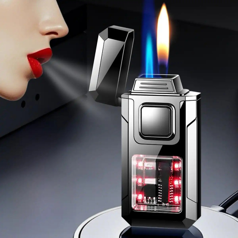 ولاعة معدنية مقاومة للرياح مع  - مراجعة Lighter Windproof وسعره