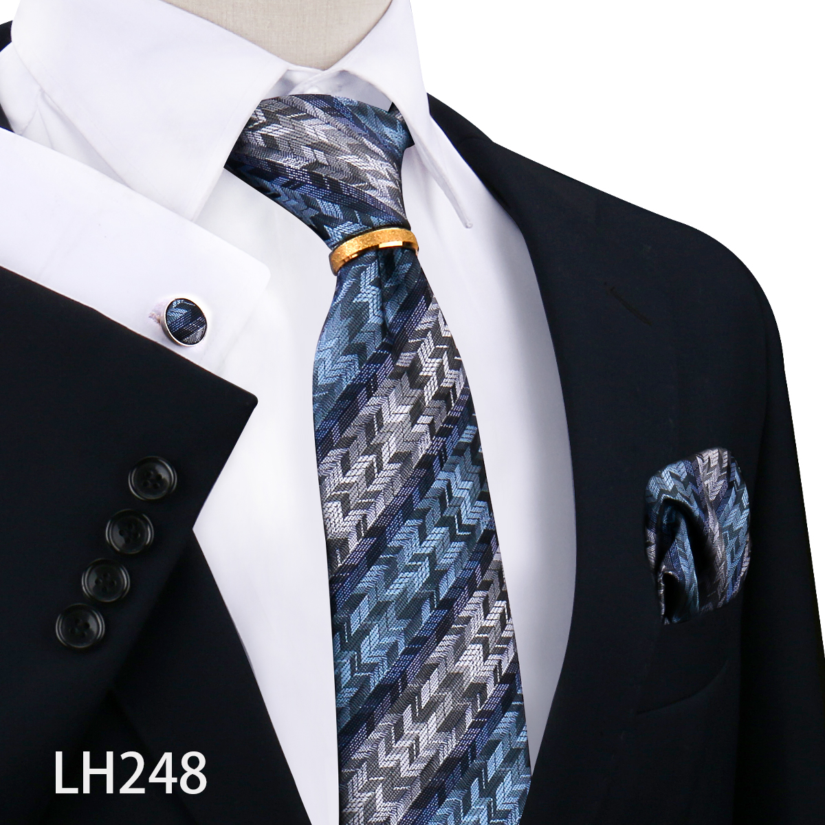 ربطة عنق منقطة مخططة للرجال ،  - مراجعة Men'S Accessories Gift Set Branded وسعره