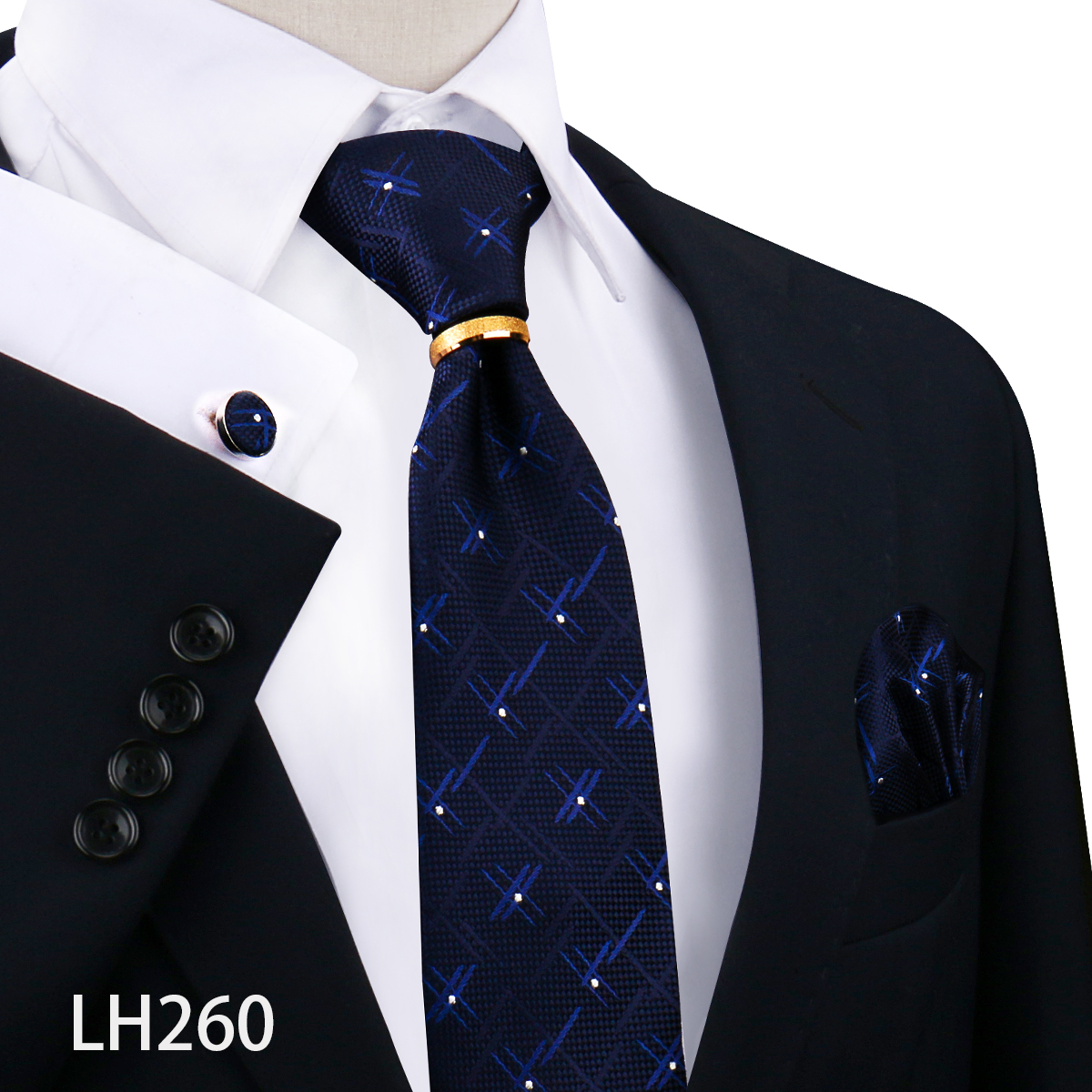 ربطة عنق منقطة مخططة للرجال ،  - مراجعة Men'S Accessories Gift Set Branded وسعره