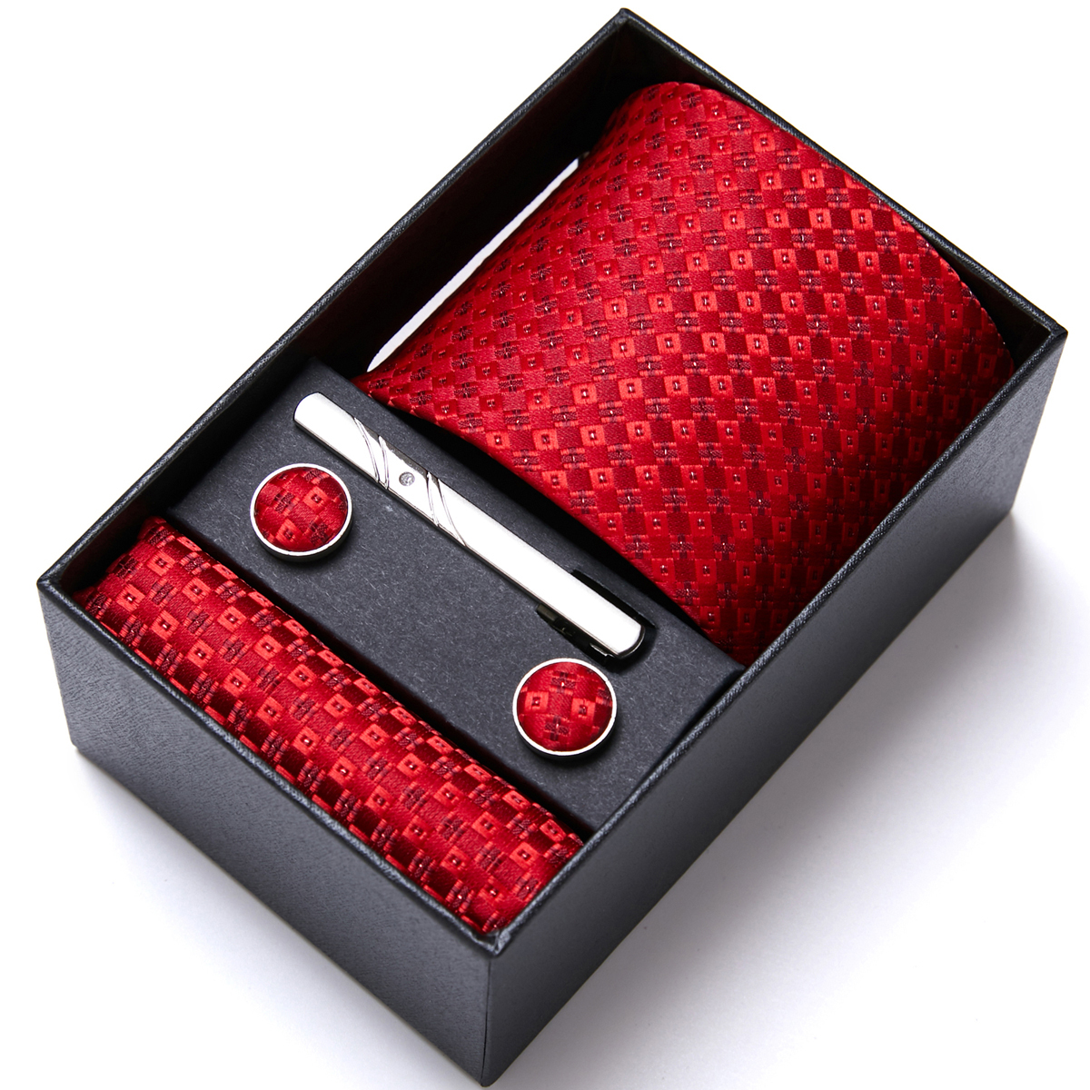 طقم ربطة عنق ضيقة للرجال باللو - مراجعة Men'S Accessories Gift Set Branded وسعره