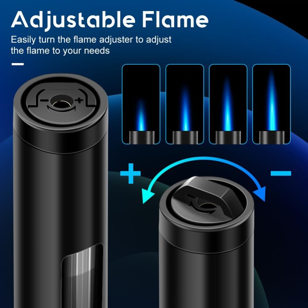 عبوتان من ولاعات الشعلة القابل - مراجعة Lighter Windproof وسعره