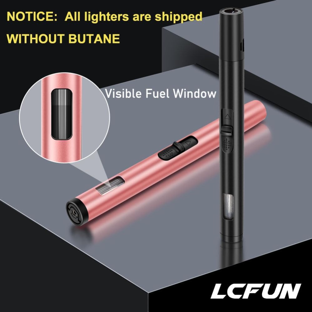 عبوتان من ولاعات الشعلة القابل - مراجعة Lighter Windproof وسعره