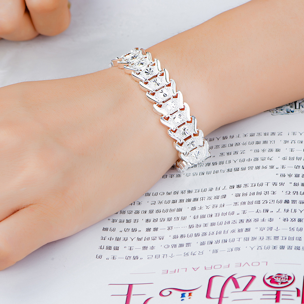 سوار ساعة أنيق من الفضة الإستر - مراجعة Men Accessories Chain And Bracelet وسعره