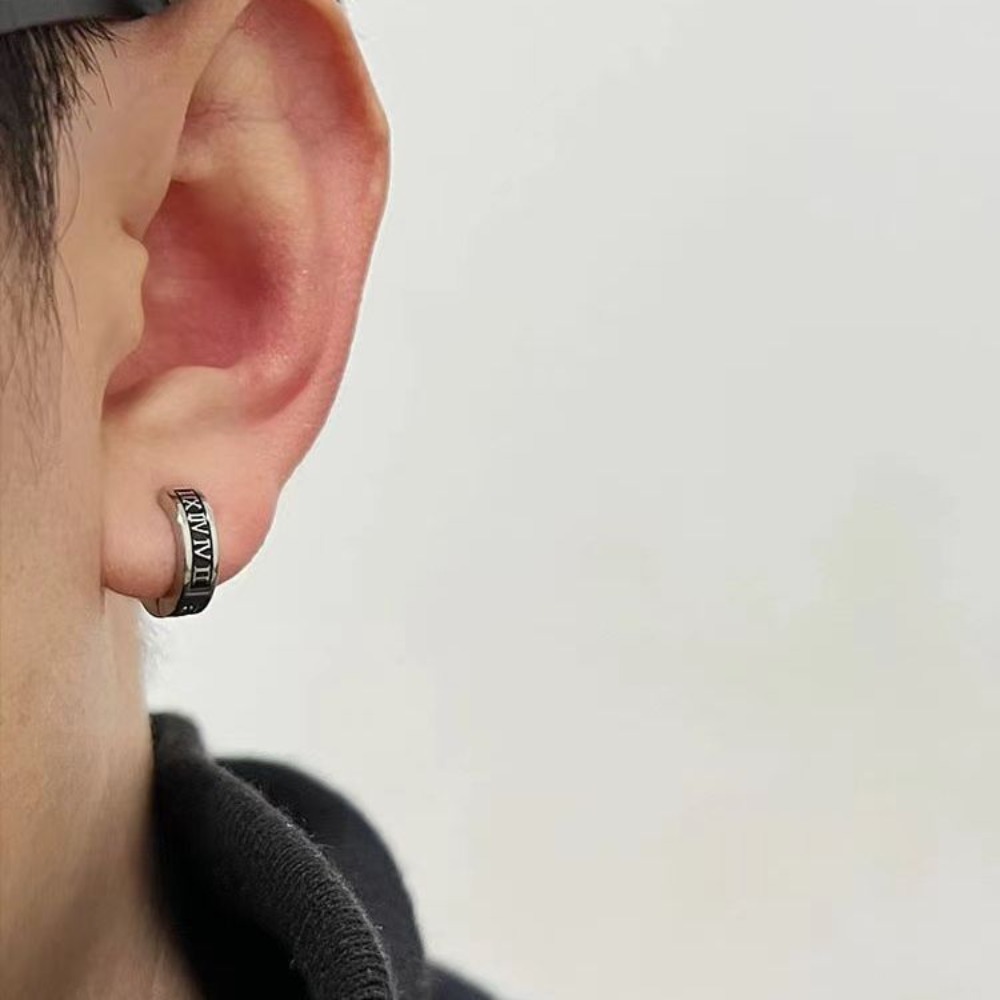 زوج واحد من مشابك الأذن ذات ال - مراجعة Men Accessories Look وسعره