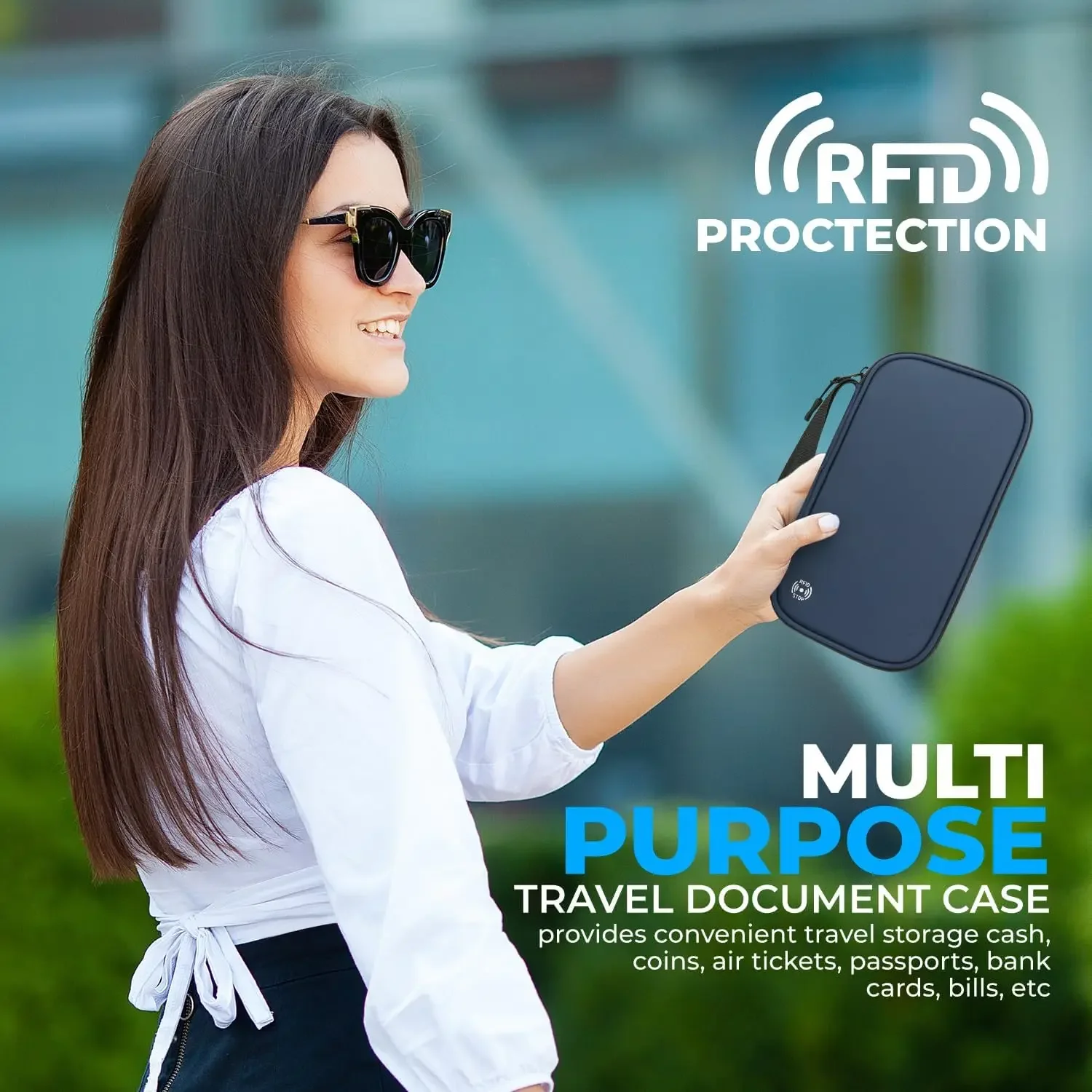 محفظة خفيفة الوزن لغطاء جواز ا - مراجعة Travel Organizer Men وسعره