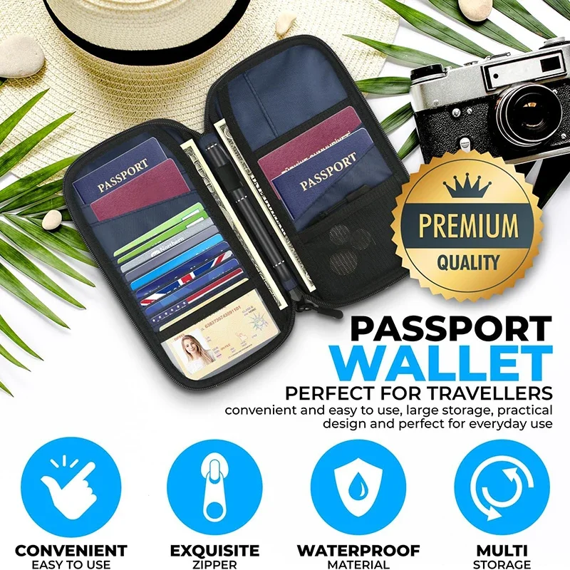 محفظة خفيفة الوزن لغطاء جواز ا - مراجعة Travel Organizer Men وسعره