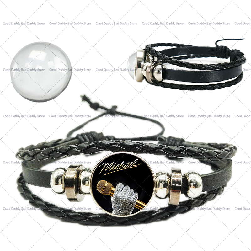 سوار ميشيل جاكسون المنسوج يدوي - مراجعة Men'S Accessories Fashion وسعره