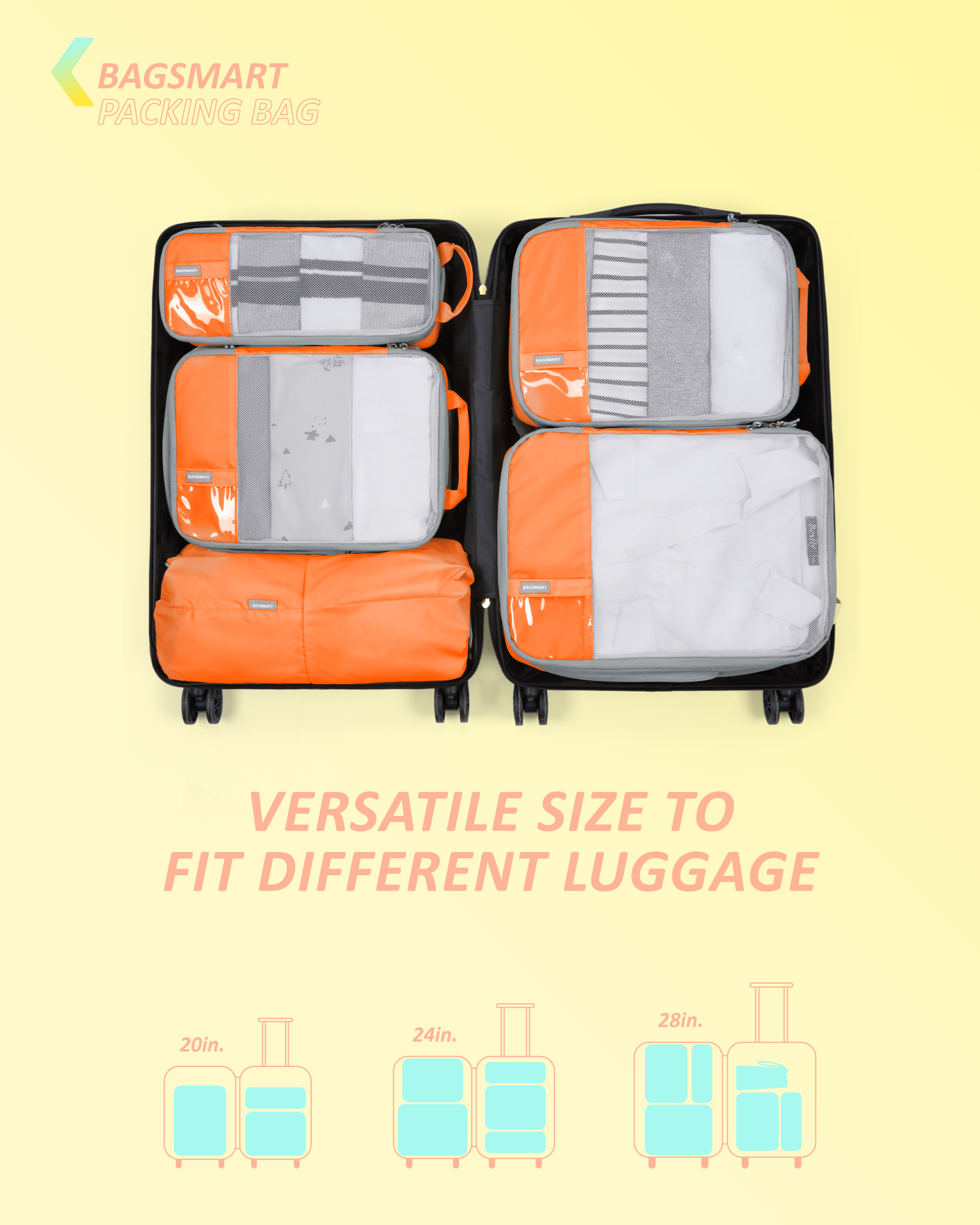 Bagsmarty-مكعبات تعبئة ضغط للس - مراجعة Travel Organizer Men وسعره