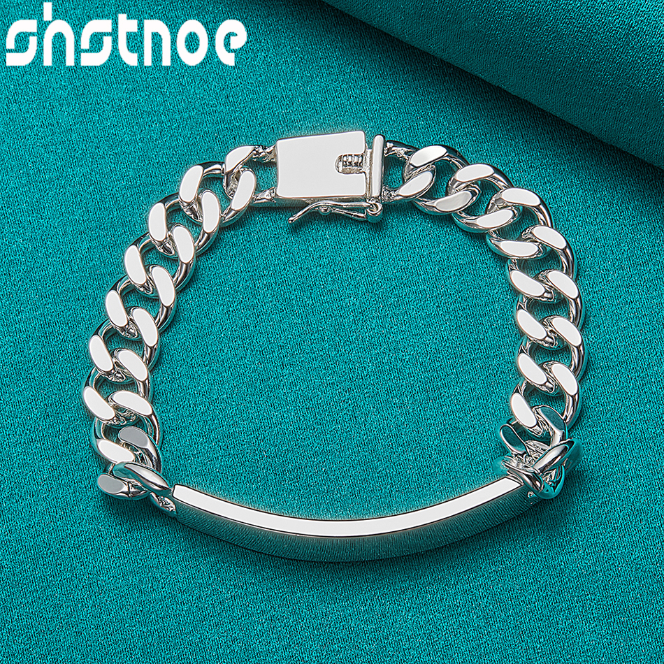 SHSTONE 925 فضة 2/قطعة 8 مللي  - مراجعة Men Accessories Chain And Bracelet وسعره