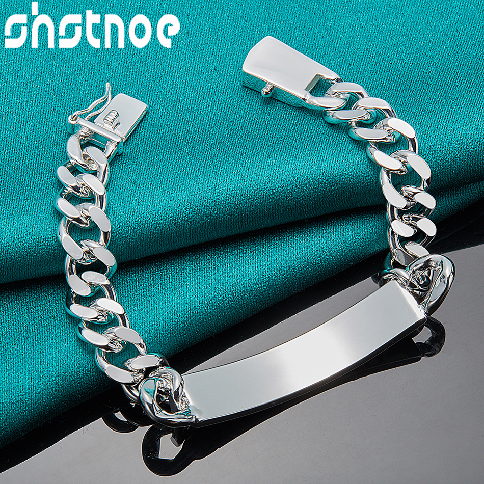 SHSTONE 925 فضة 2/قطعة 8 مللي  - مراجعة Men Accessories Chain And Bracelet وسعره