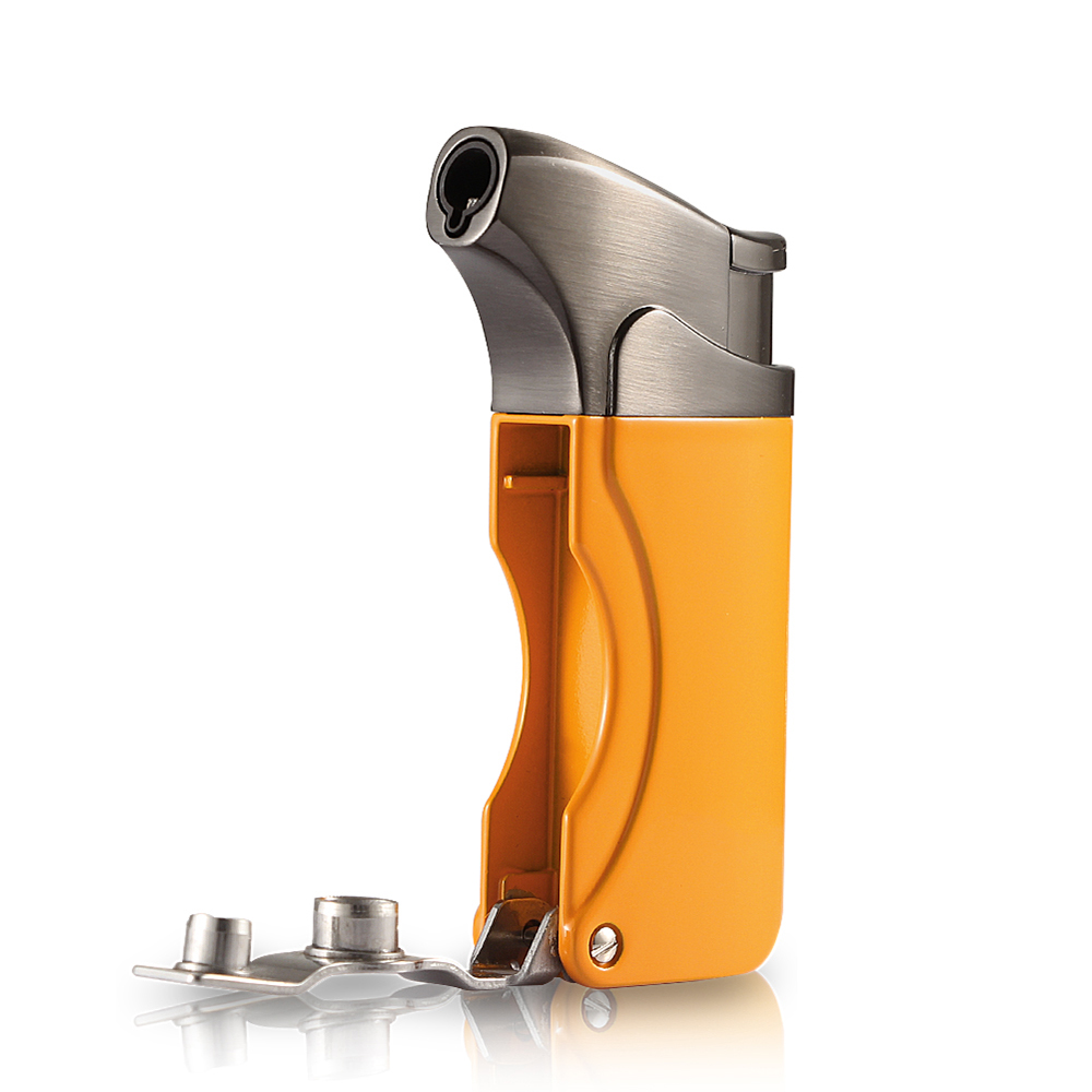 الفاخرة ولاعة السيجار الشعلة ي - مراجعة Lighter Windproof وسعره