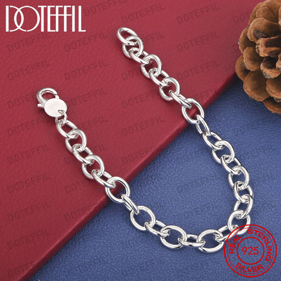 سوار كلاسيكي بسيط من الفضة الإ - مراجعة Men Accessories Chain And Bracelet وسعره