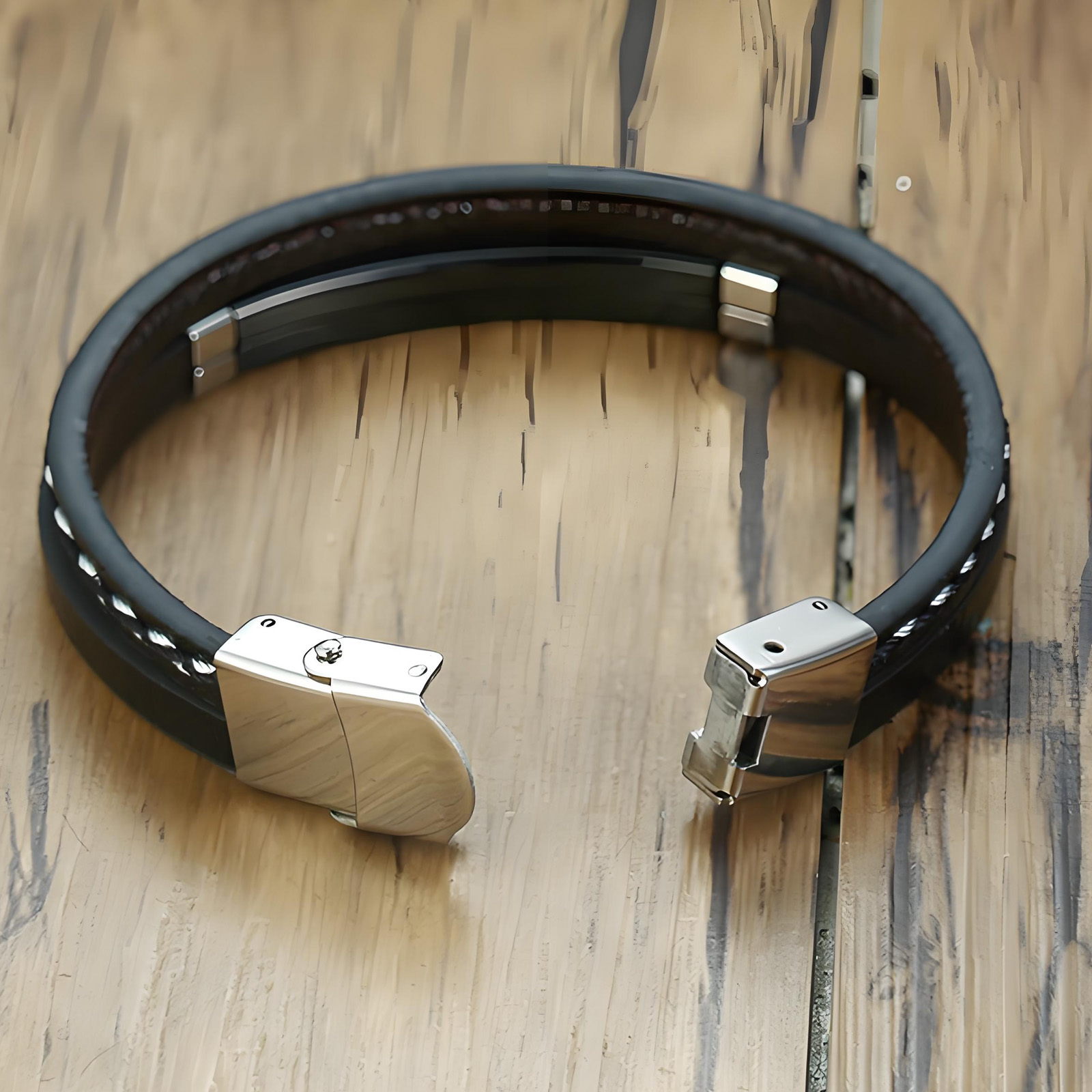 سوار من الجلد الصناعي المضفر ذ - مراجعة Men Accessories Wholesale وسعره