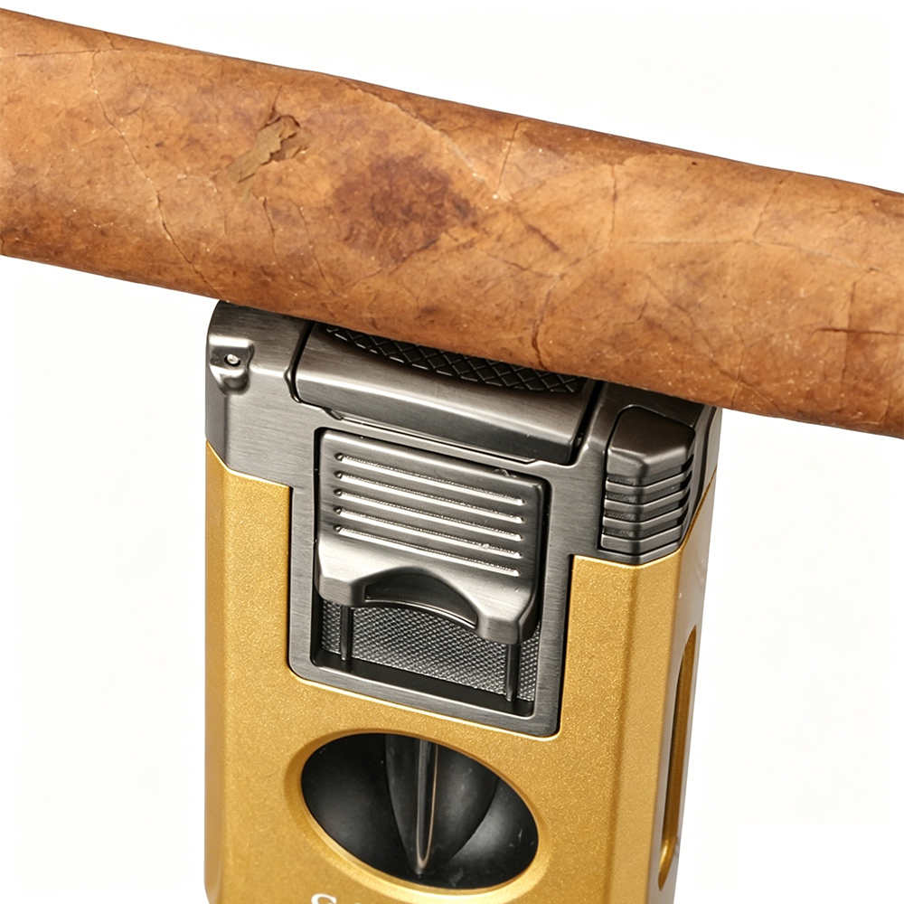 ولاعة سيجار معدنية محمولة مع ل - مراجعة Lighter Windproof وسعره
